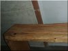 Rustic oak benches