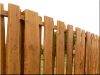 Closed acacia fence with edges