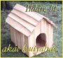 Insulated dog-kennel from edged locust planks, size II