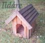 Dog-kennel from planks, size I