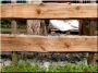 Plank fence Borov, 20 - 30 cm