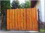 Medium 25 mm acacia fence element with edge