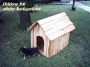 Insulated dog-kennel from edged locust planks, size I