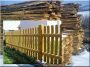 Planche d-acacia pour la construction de clôture, large